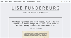 Desktop Screenshot of lisefunderburg.com